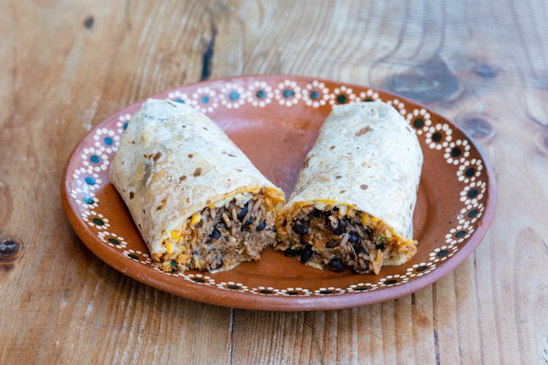Beef barbacoa burrito