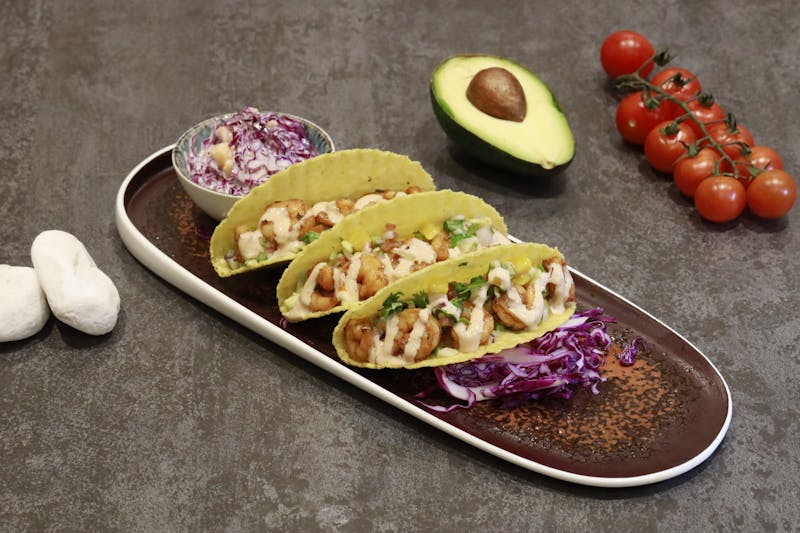 Fish tacos with slaw
